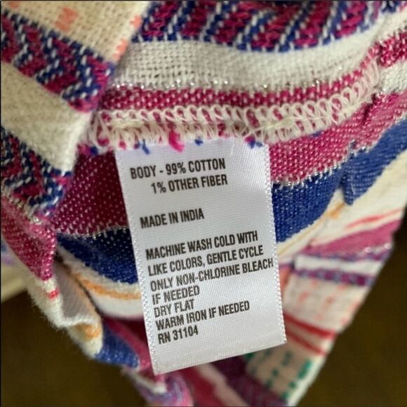 True Craft Striped Colorful Cropped Jumpsuit - Picture 13 of 13